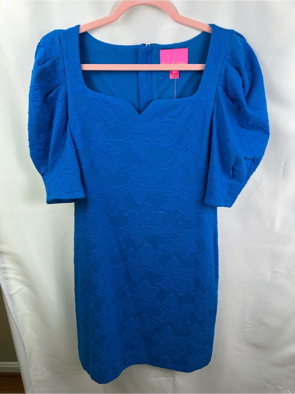Lilly Pulitzer Feona elbow sleeve dress, 0134994482CL, size XS, teal bayNWT